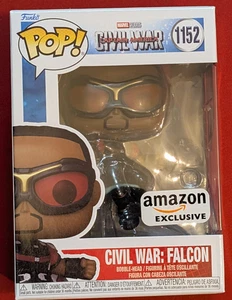 Funko Pop! GUERRA CIVIL: HALCÓN 1152 Capitán América Exclusivo Amazon - Imagen 1 de 6
