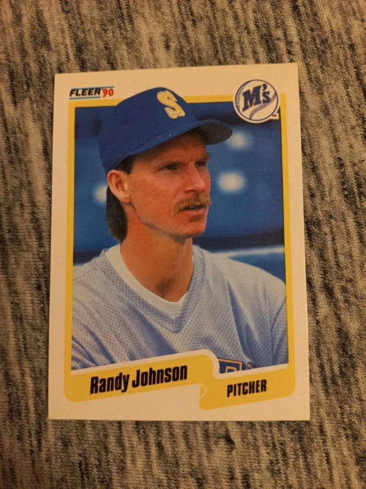 1990 Fleer - Randy Johnson #518 (Error) - Image 1 of 1