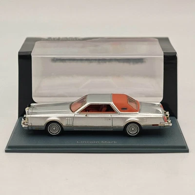 NEO SCALE MODELS 1/87 Lincoln Continental Mark V Silver Resin Car Limited - Image 1 of 4