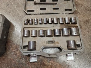 Gearwrench 19 pc SAE 1/2" drive Impact Socket Set 3/8 to 1-1/2" w/ Case - Picture 1 of 3