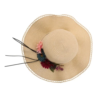  Cappello Estivo Da Spiaggia Paglia Sole Viaggio Di Protezione Solare - Immagine 1 di 4