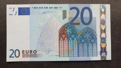 NETHERLAND 20 Euro 2002 P-serie, Duisenberg Sign, XF, G002 - Image 1 of 4