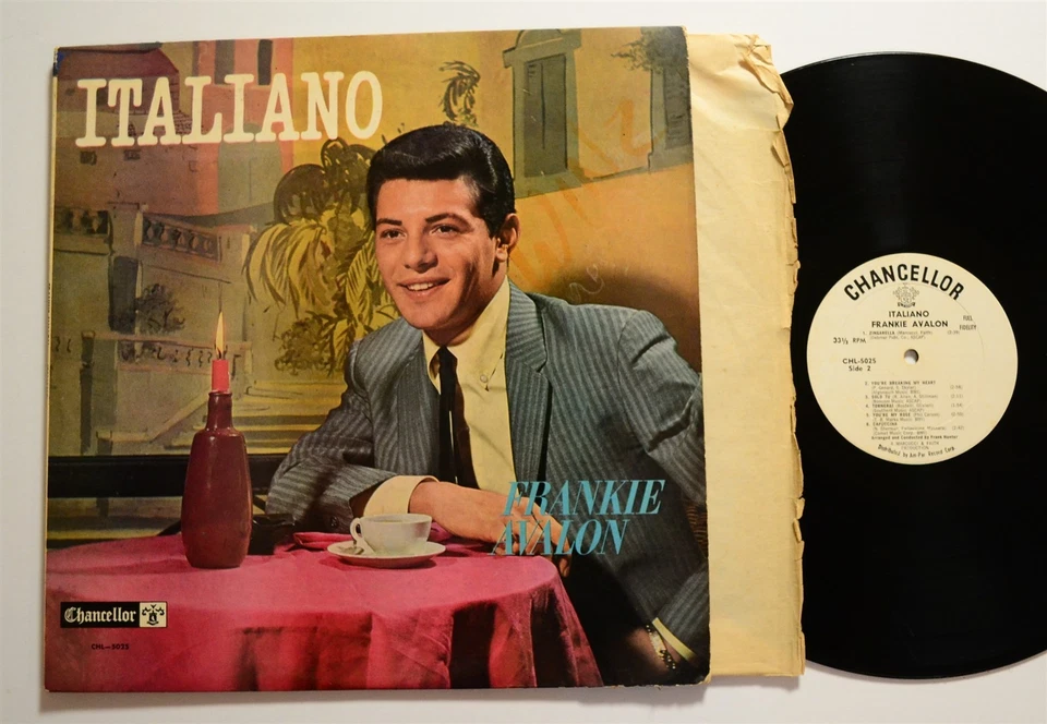 Frankie Avalon Italiano Chancellor PROMO LP 5025  Foto 1 de 1