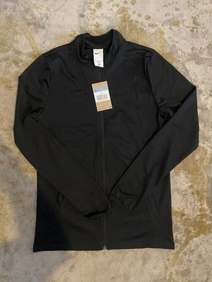 Top Nike Dri-Fit Triple nero con zip intera nuovo con etichette da uomo medio prezzo consigliato £ 45 - Immagine 1 di 4