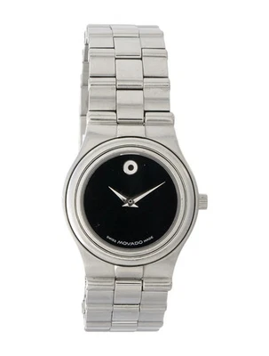 Movado Dominion Women’s Watch 25mm Black Dial Stainless Steel Quartz 84G4853 - Image 1 of 4