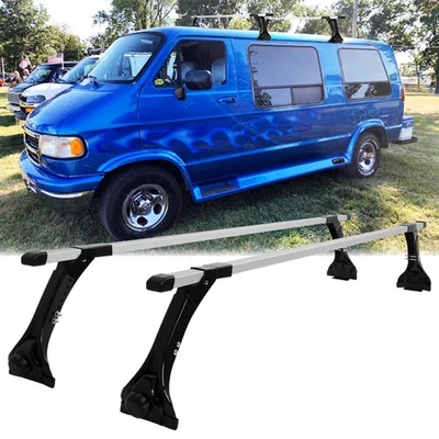 For Dodge Ram 1500 2500 3500 Van 95-03 Roof Rack Cross Bar Cargo Carrier Luggage Foto 1 de 4