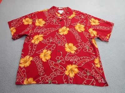 USC Trojans Shirt Mens XL Red Hawaiian Silk NCAA Football Reyn Spooner Aloha - Image 1 of 4