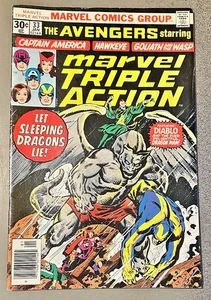 The Avengers Starring in Marvel Triple Action - #33  *C076 - Picture 1 of 2