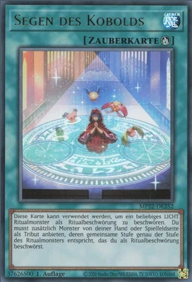 YuGiOh Segen des Kobolds MP22-DE252 Ultra Rare NM 1st - Bild 1 von 2