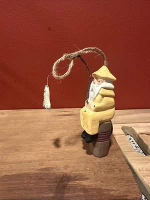 Hand Carved Wooden Sailor Sea Captain Fisherman Ship Nautical Fish SH2 - Image 1 of 4