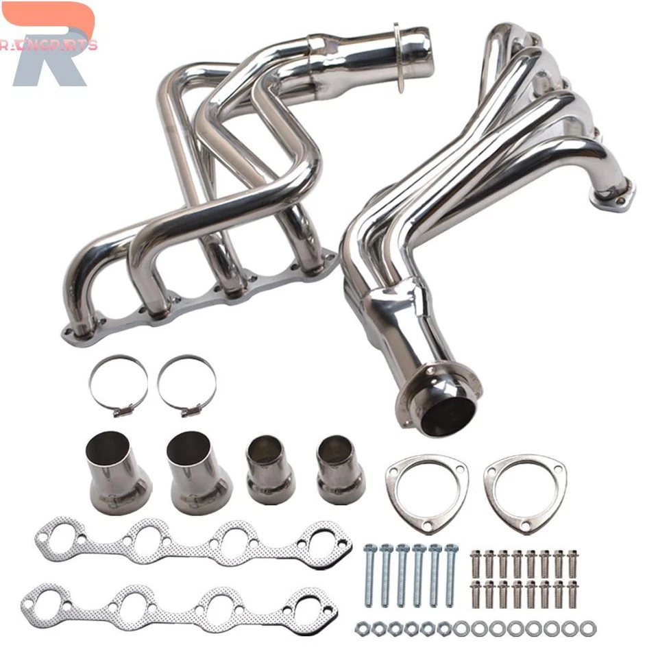 Cabezales colector de escape de acero inoxidable para Ford F100 1969-79 tracción trasera 302 W 5,0 L V8 Foto 1 de 4