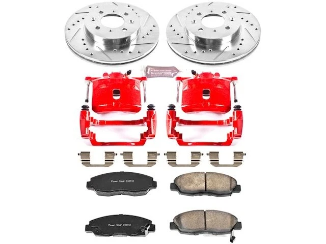 Kit de pastillas de freno delanteras y rotor para Honda Civic 2001-2005 2002 2003 2004 KT784FS 2001-2005 Foto 1 de 1