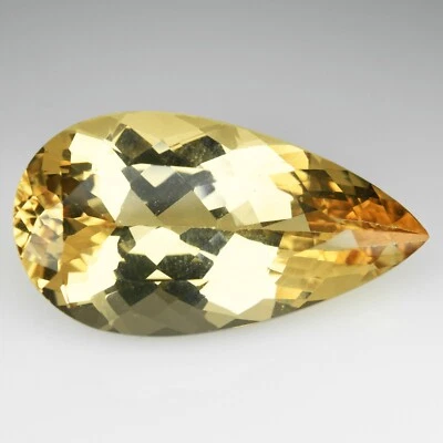20.53CT Stunning! 100% Natural Golden Yellow Beryl Brazil, Loose Gemstone, - Image 1 of 2