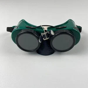 Vintage Morsafe Brille Schutzbrille Old Rockabilly Schweißer Steampunk NOS 707HXP - Bild 1 von 12