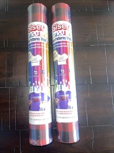 2 X Siser EasyPatterns Plus Buffalo Plaid Red 11.8in X 36in - Picture 1 of 3