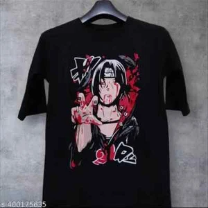 Naruto Itachi Uchiha Shirt Rasengan Jiraiya Anime Manga Strip Graphic T-Shirt - Picture 1 of 7