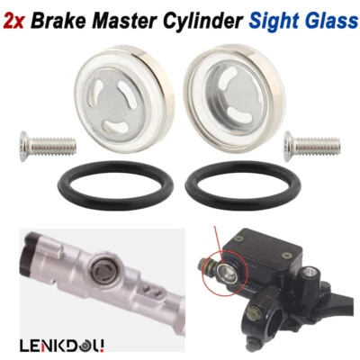 Mira de ventana de cilindro maestro Len para Honda Shadow 700 750 MAGNA VT1100 500 Foto 1 de 4