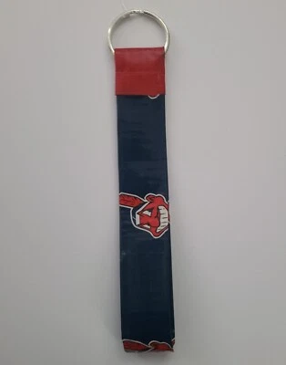 Cleveland Guardians Indians MLB Baseball Key Chain Ring Lanyard Loop Duct Tape - Image 1 of 3