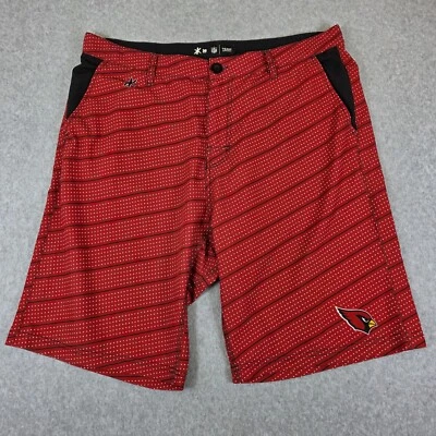 NFL Team Apparel Arizona Cardinals Shorts Polka Dot Swim Trunks Size 36 - Image 1 of 4