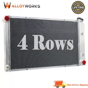 4 Row Radiator For 1970-1981 72 Pontiac Firebird Trans Am Esprit/Formula 5.7L V8 - Picture 1 of 13