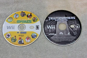 LOTE DE 2 JUEGOS NNINTENDO WII TRANSFORMERS & DECA DEPORTES - Imagen 1 de 2
