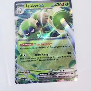 Pokemon Juego de Cartas Coleccionables Inglés Spidops ex 019/198 SV1en Escarlata y Violeta - Imagen 1 de 2
