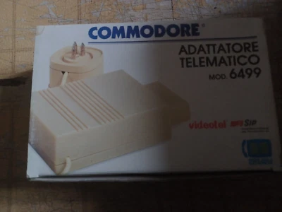 Módem ULTA RARO Commodore 64 italiano ADAPPATORE TELEMÁTICO NUEVO EN CAJA Foto 1 de 4