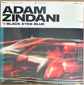 Adam Zindani : Black Eyes Blue (Vinyl) New Sealed - Imagen 1 de 2