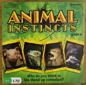 Animal Instincts Game - Pressman 2009 - New/Unplayed All Cards Sealed