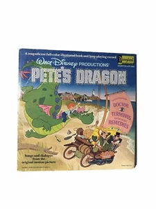 Pete's Dragon Walt Disney Geschichtenerzähler 3818 Vinyl LP + Märchenbuch 1977 - Bild 1 von 12