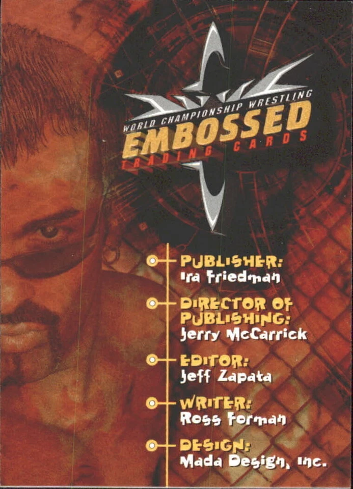 A6073- 1999 Topps WCW Embossed Wrestling #s 1-72 -You Pick- 15+ FREE US SHIP - Image 1 of 1