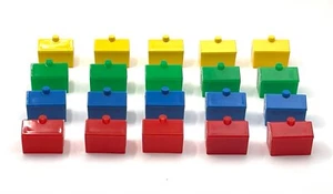 Monopoly Jr. Junior Ticket Booth Set of 20 Game Replacement Pieces Parts - Picture 1 of 1