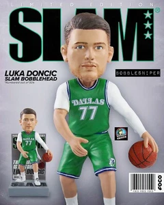 LUKA DONCIC Dallas Mavericks "Slam Magazine" Cover Exclusive NBA Bobblehead - Picture 1 of 11