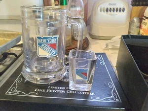 New York Rangers Schnapsglas Becher Geschenkset Neuwertig Neu in OVP - Bild 1 von 5