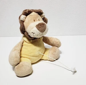 Rare HTF Noukie's Pull Cord Lullaby Lion Baby Stuffed Plush Animal Friend 8" EUC - Picture 1 of 8
