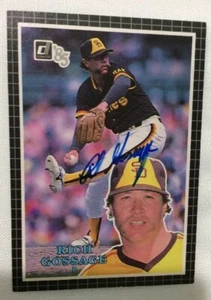 1985 Donruss Jumbo Card Rich "Goose" Gossage!!! Hall of Famer!! Signed #14 - Picture 1 of 3