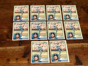 LOT OF 10 1983 TOPPS VINTAGE BASEBALL CARD #528 JAMIE EASTERLY EXMT OR BETTER  - Picture 1 of 2