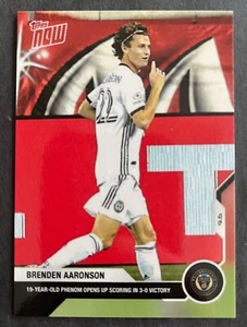 Brenden Aaronson 2020 Topps Now MLS Rookie #21 PHILADELPHIA UNION (PR 849) QTY - Picture 1 of 4