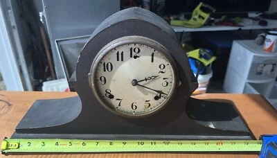 Copa do Mundo antiga. Relógio L. Gilbert Clock Company Mantel, EUA, (precisa de serviço) - Imagem 1 de 4