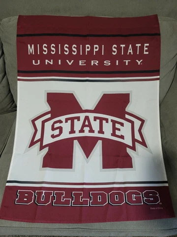 Mississippi State University Bulldogs College Flag Banner Large Cover