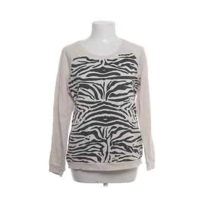 Lindex, Sweatshirt, Größe: S, Weiß/Schwarz, Baumwolle/Viskose, Zebra, Sweat #Bc7 - Bild 1 von 5