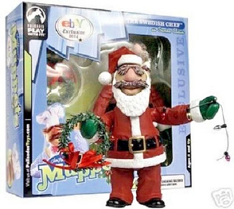 The Muppet Show Santa Swedish Chef Action Figure Christmas Cover