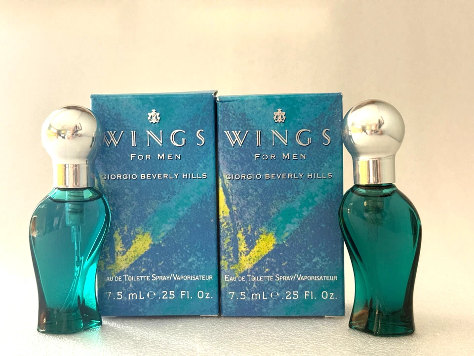 Giorgio Beverly Hills ALAS para hombre .25 fl oz eau de toilette spray lote de 2 Foto 1 de 4