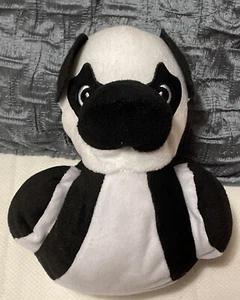 Rare Rinco Black White Panda Dog Duck Rubber Duck Stuffed Animal Plush - Picture 1 of 5