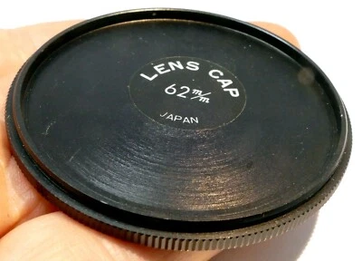 62mm Metal screw in type Front Lens Cap Cover male threads for filter stacking - Image 1 of 4