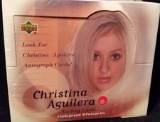 2000 Upper Deck Christina Aguilera Trading Card Box - Random Autograph Insert!