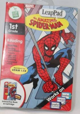 LeapFrog LeapPad The Amazing Spider-Man 1st grade Reading Stan Lee quantum plus - Image 1 of 4