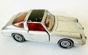 VINTAGE SIKU Porsche 911 E Targa V234 Diecast Car West Germany 1018 Toy Silver - Picture 1 of 6