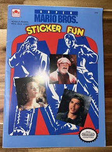 Super Mario Brothers Movie 1993 Golden Books Sticker Fun Book Unused Nintendo - Picture 1 of 16