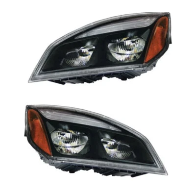 FREIGHTLINER CASCADIA 2018-2021 LED HEADLIGHTS HEAD LIGHTS FRONT LAMPS PAIR NEW Foto 1 de 4